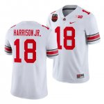 NCAA Ohio State Buckeyes Youth #18 Marvin Harrison Jr. White 2023 Football College Jersey JPD5443BT